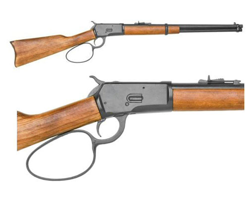 M1892 WESTERN RIFLE WITH LOOP LEVER AND BLUED FINISH