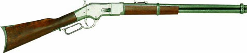 M1866 WESTERN RIFLE WITH LEVER ACTION AND GRAY FINISH